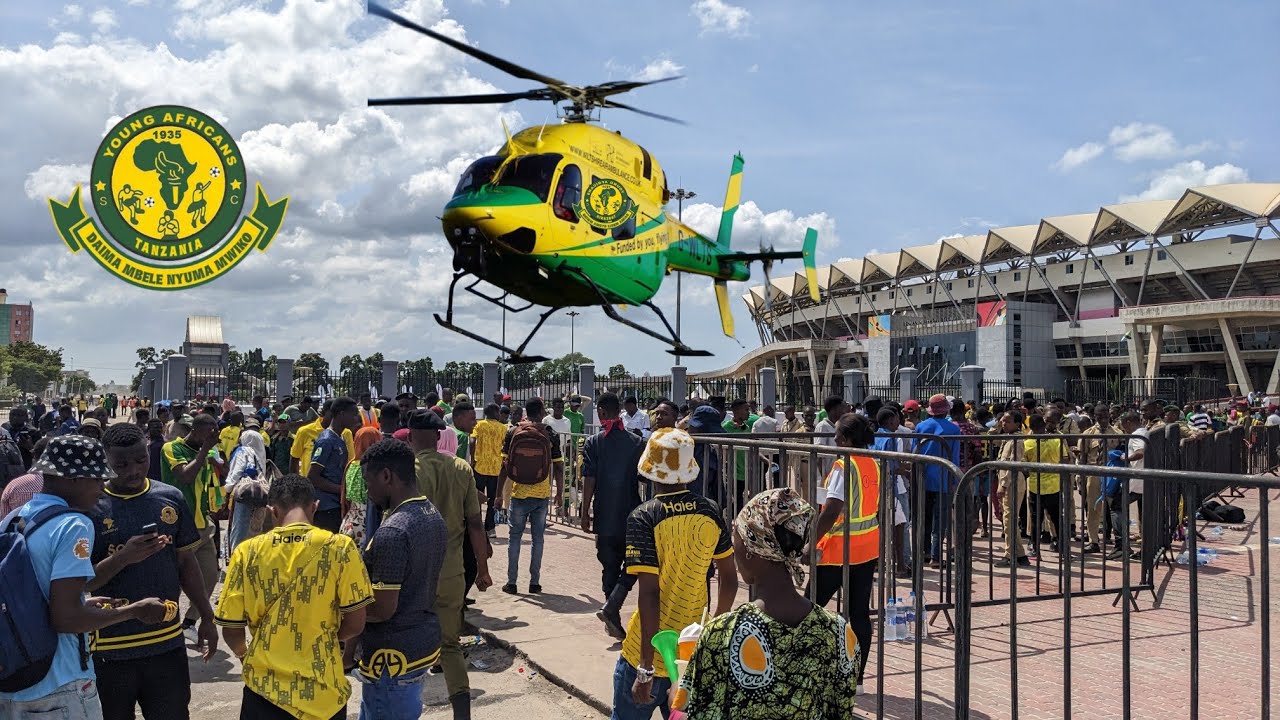 🔴LIVE: TAZAMA SHANGWE LA MASHABIKI WA YANGA BAADA YA HELICOPTER ...