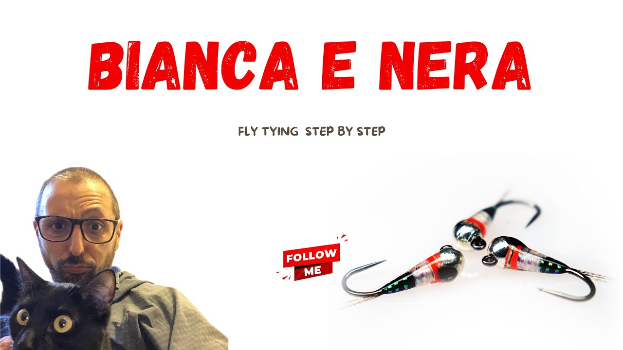 Fly Tying | Ninfa Perdigon Bianca e Nera | Una delle mie Perdigon più Catturanti
