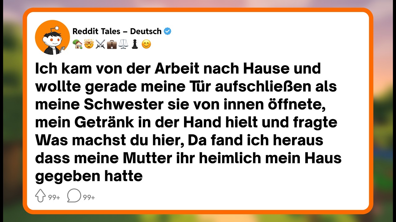 Ich kam von der Arbeit nach Hause und steckte meinen Schlüssel ins Schloss – er passte nicht. Bevor ich begreifen konnte, was das bedeutete, öffnete meine Schwester Jana die Tür von innen, mein...
