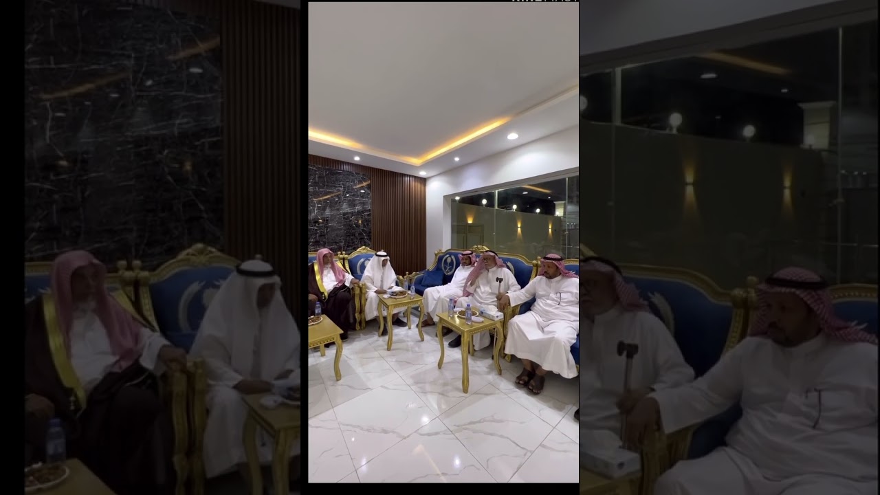 الشيخ دخيل الله بن عيضه بن غزال الحارثي وصحبة في ضيافة الاستاذ غريب بن سفر بن مسفر الحسيكي الحارثي