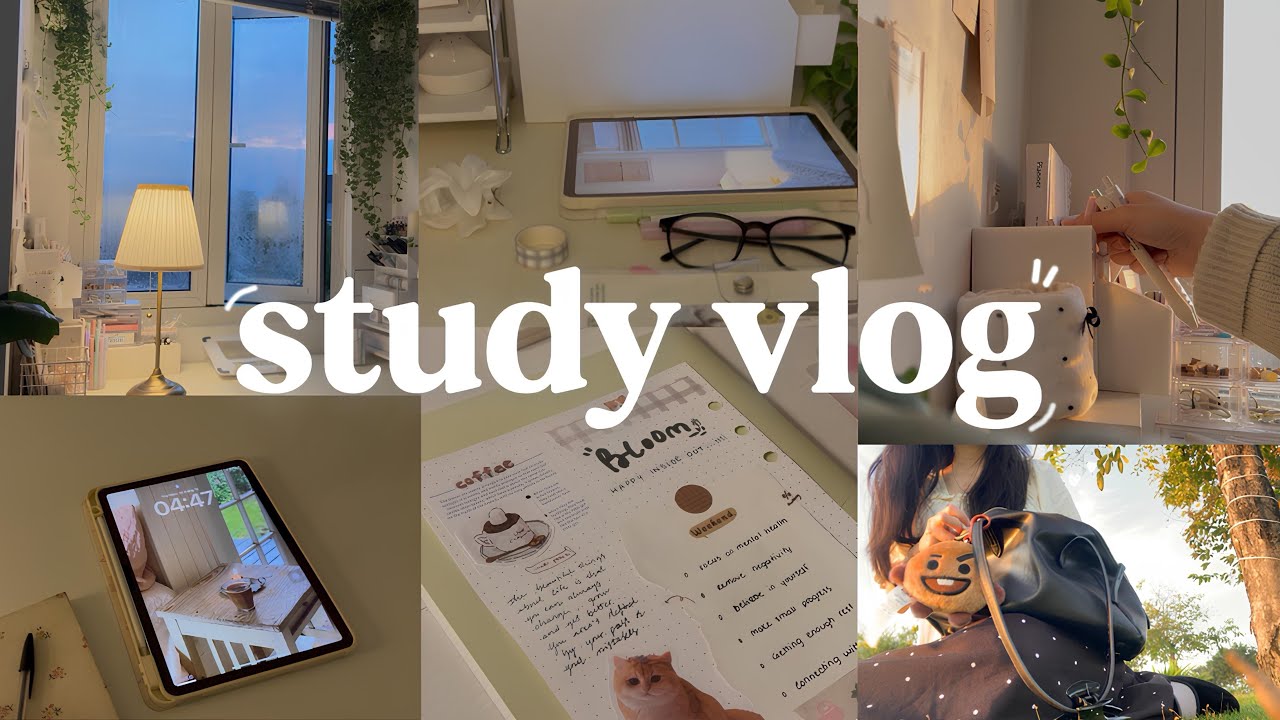 STUDY VLOG | 4:30 am, productive morning, studying , daily, journaling, motivation ˚ ༘୨ৎ