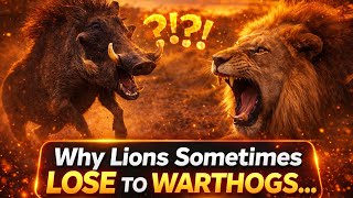 Why Lions SOMETIMES Lose to WARTHOGS 😲 (Nature Isn’t What You Think)