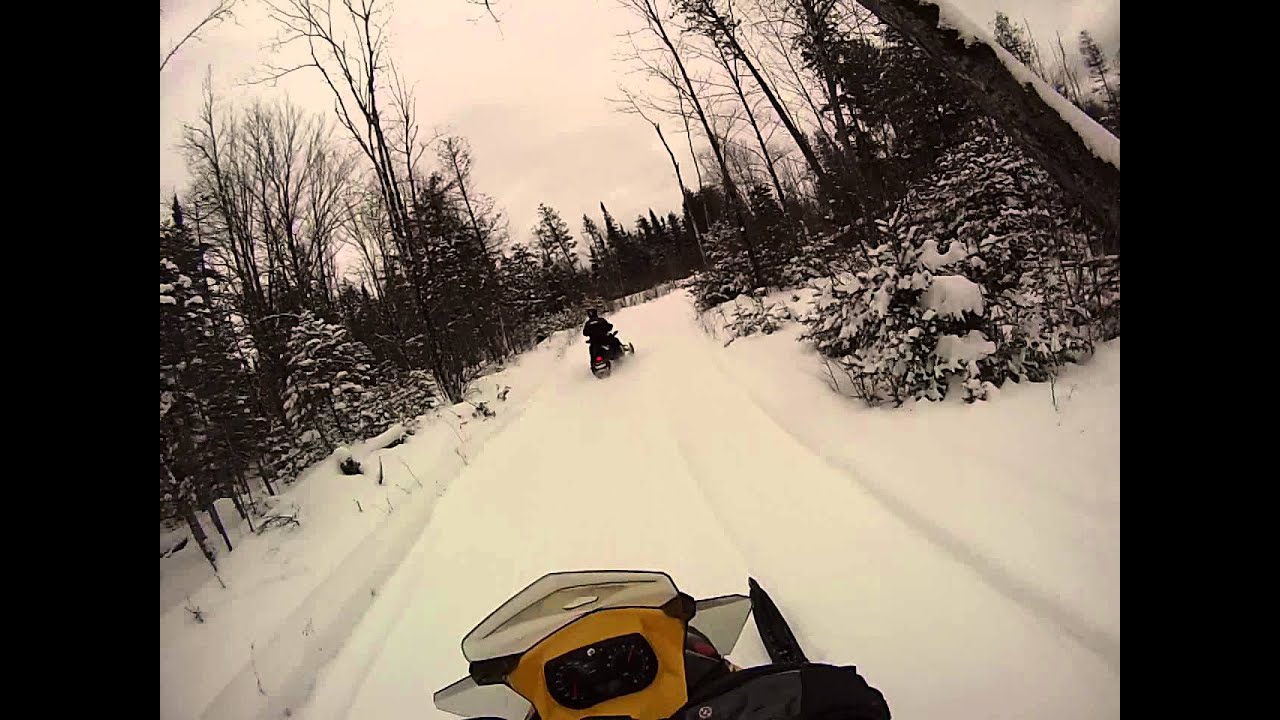 Kingfield Maine Snowmobiling, club trail. YouTube