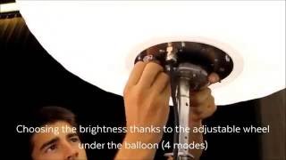 Palloni illuminanti - montaggio