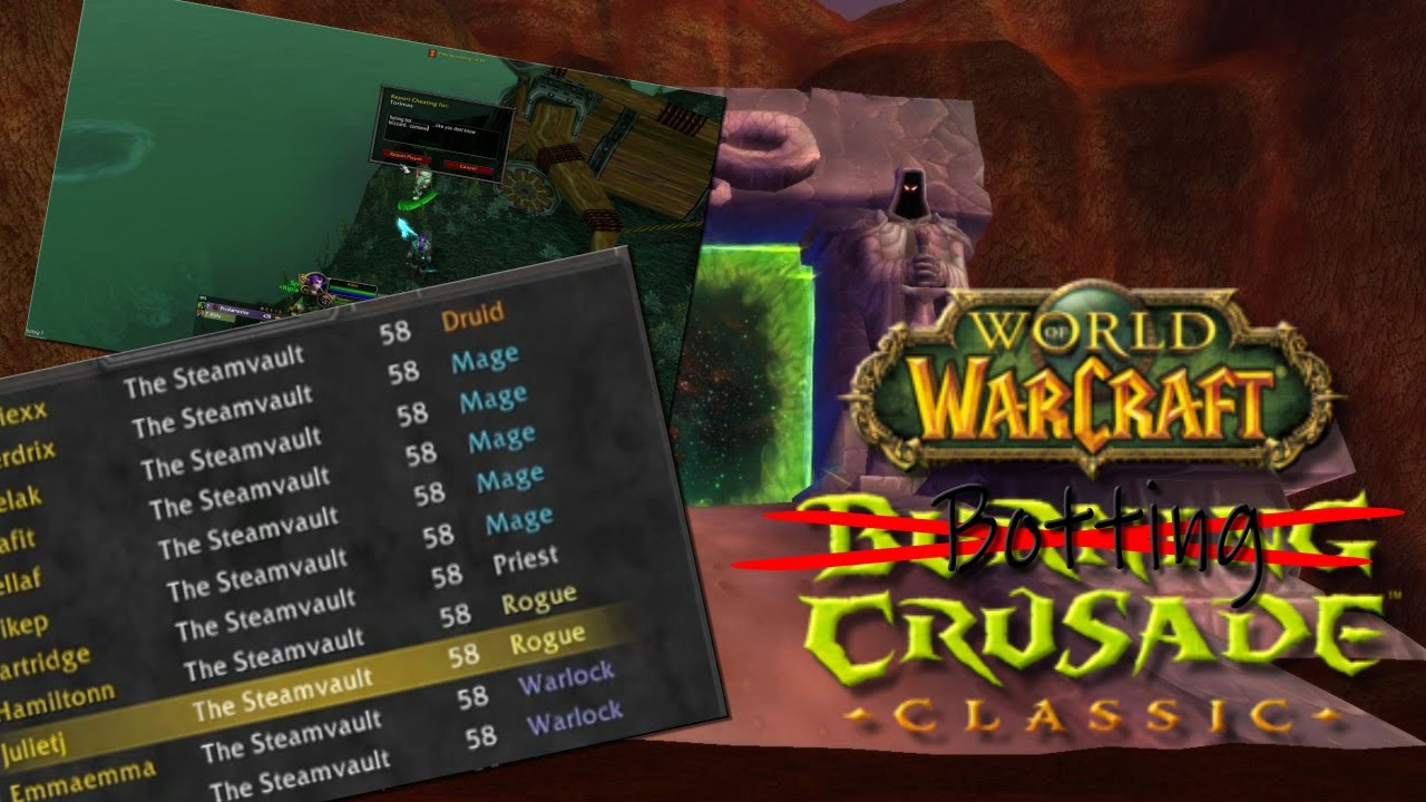 The ''Botting Crusade'' classic part 1- the sadge story of a hunter...hunting.. bots tbc wow classic