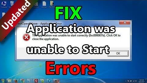 How to Fix 0xc000007b | 0xc0000142 | 0xc0000005 or 0xc00000e5 Errors | Solved