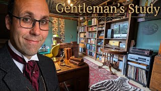 I Converted My Garage Into A Victorian Dark Academia Library Full Tour