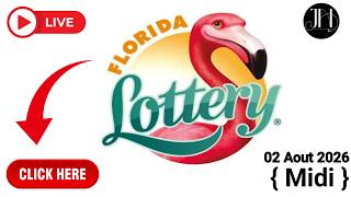 Tiraj Florida En Direct Midi 02 Aout 2026 #Lotteryflorida #resultat #FloridaMidi #boulcho