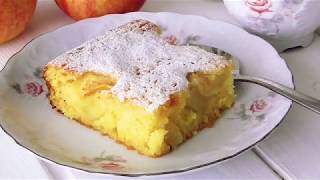 Самый ленивый Кукурузный манник с яблоками! БЕЗ ЯИЦ, БЕЗ МУКИ И БЕЗ МАСЛА! Самый ленивый Кукурузный манник с яблоками! БЕЗ ЯИЦ, БЕЗ МУКИ И БЕЗ МАСЛА!
