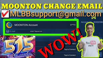HOW TO CHANGE MOONTON ACCOUNT