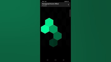 Hexagonal Hover Effect || HTML & CSS #coding #shorts