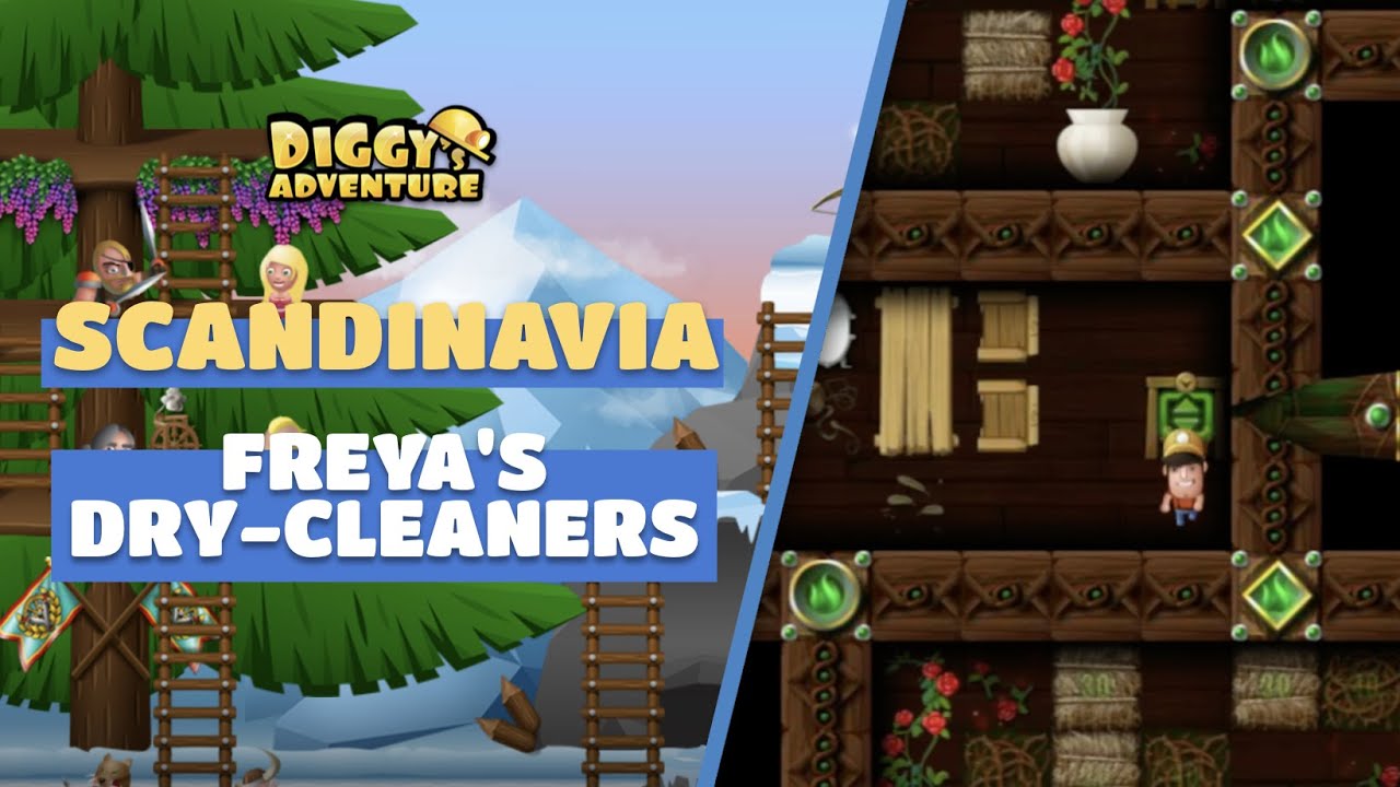 FREYA'S DRY-CLEANERS | Diggy's Adventure # 000 606