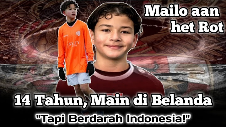 Mailo Rot: Wonderkid Keturunan Indonesia yang Siap Jadi Maestro Lapangan Eropa! @11sportonly
