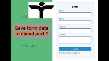 How to save Form data in Mysql using php part 1 Urdu/Hindi lecture no 02, 2020