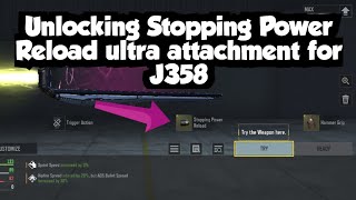 CODM DMZ Unlocking Stopping Power Reload Ultra Attachment for J358