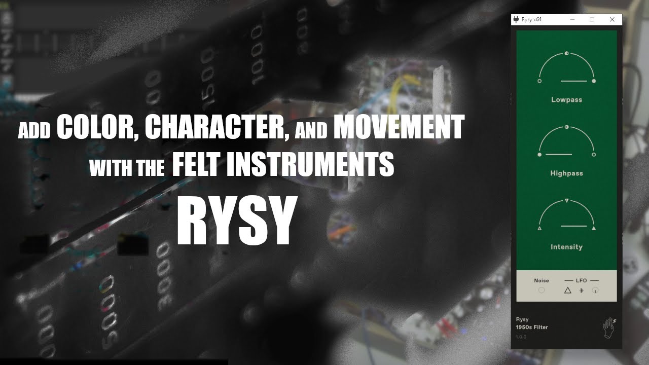 Watch Using the Felt Instruments Rysy with VCV Rack and Eurorack on YouTube Watch Using the Felt Instruments Rysy with VCV Rack and Eurorack on YouTube