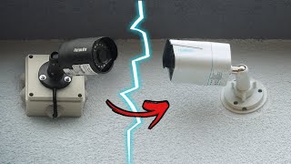 HIDDEN CAMERA INSTALLATION / How to install video surveillance on an insulated facade of a house