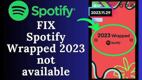 How to FIX Spotify Wrapped 2024 Not Available
