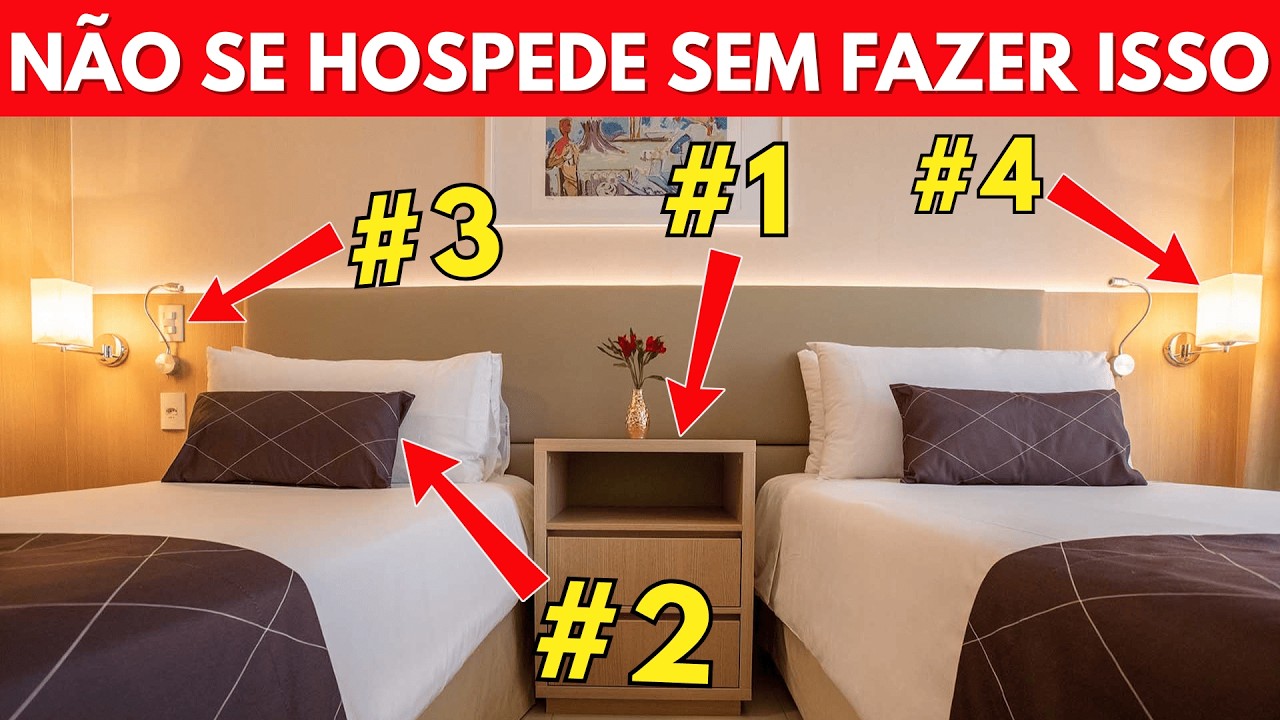 13 Coisas Que Você PRECISA FAZER URGENTE No QUARTO DE HOTEL