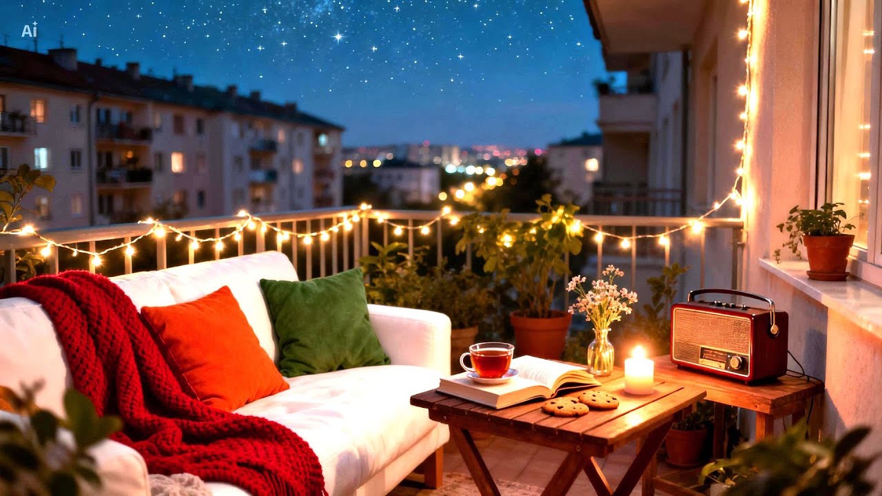 City Night Ambience 🌙 Soft Piano & Violin to Calm Your Mind