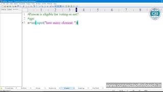 To Check Whether the Person is Eligible for Vote or not? | Python Program |