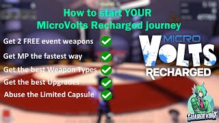 How to Start YOUR MicroVolts Recharged Journey the best way