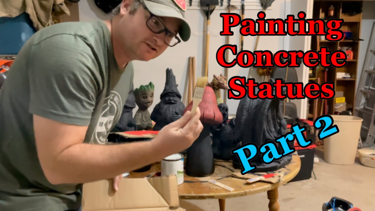 How To Paint Concrete Statues Part 2 YouTube Maxresdefault