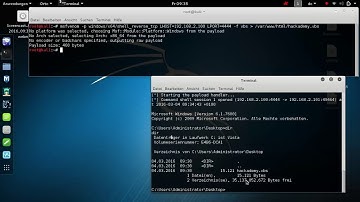 Hackademy. Hacking Windows 7 / 8 / 10 with VBS Backdoor. Using msfvenom