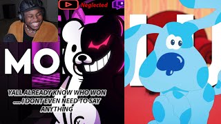 Jahclov Reacts To Blue Vs Monokuma   Rap Battle