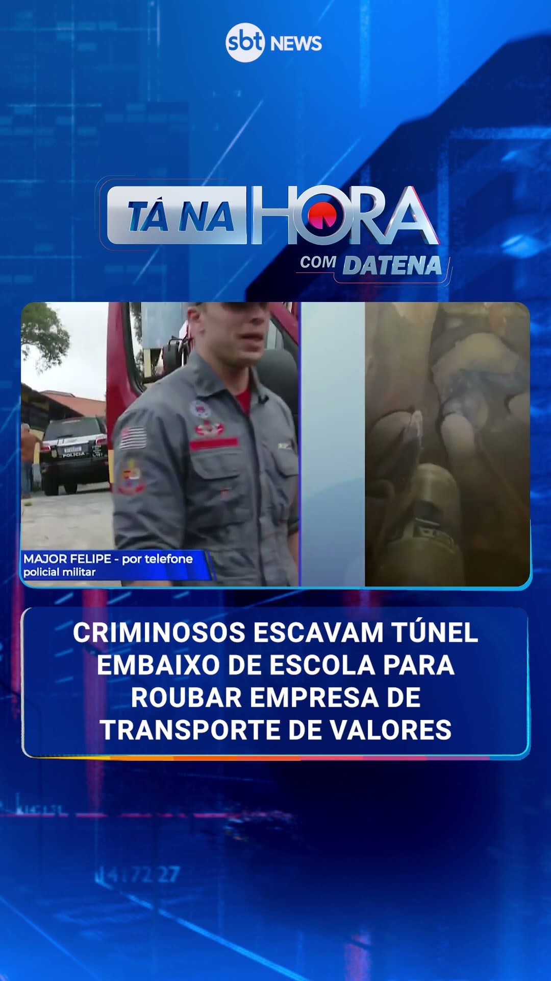 Túnel é localizado dentro de escola pública na zona leste de SP