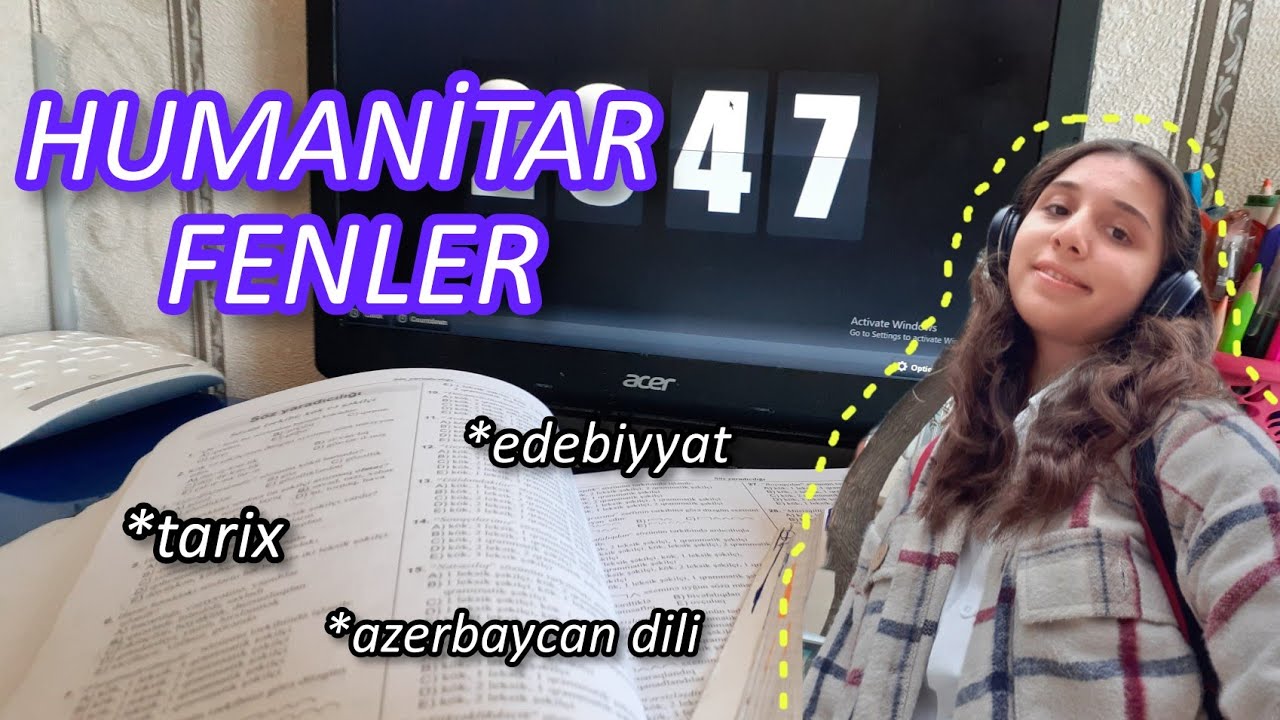 HUMANİTAR FƏNLƏR üzrə dərs rutinim (Ədəbiyyat, Tarix, Azərbaycan dili) şəxsi inkişaf / DillBill