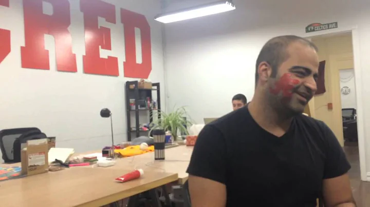 "So, I lost a bet." -Hossein Kash Razzaghi, Fancre...