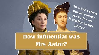 SHOCKING things women would do to get invited to Caroline Astor’s parties | Gilded Age