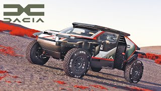 DACIA SANDRIDER   ROBUST AND OUTDOOR DESIGN   adventurous brand for Dakar!