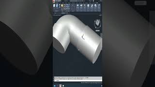 Extrude command used, autocad 3D