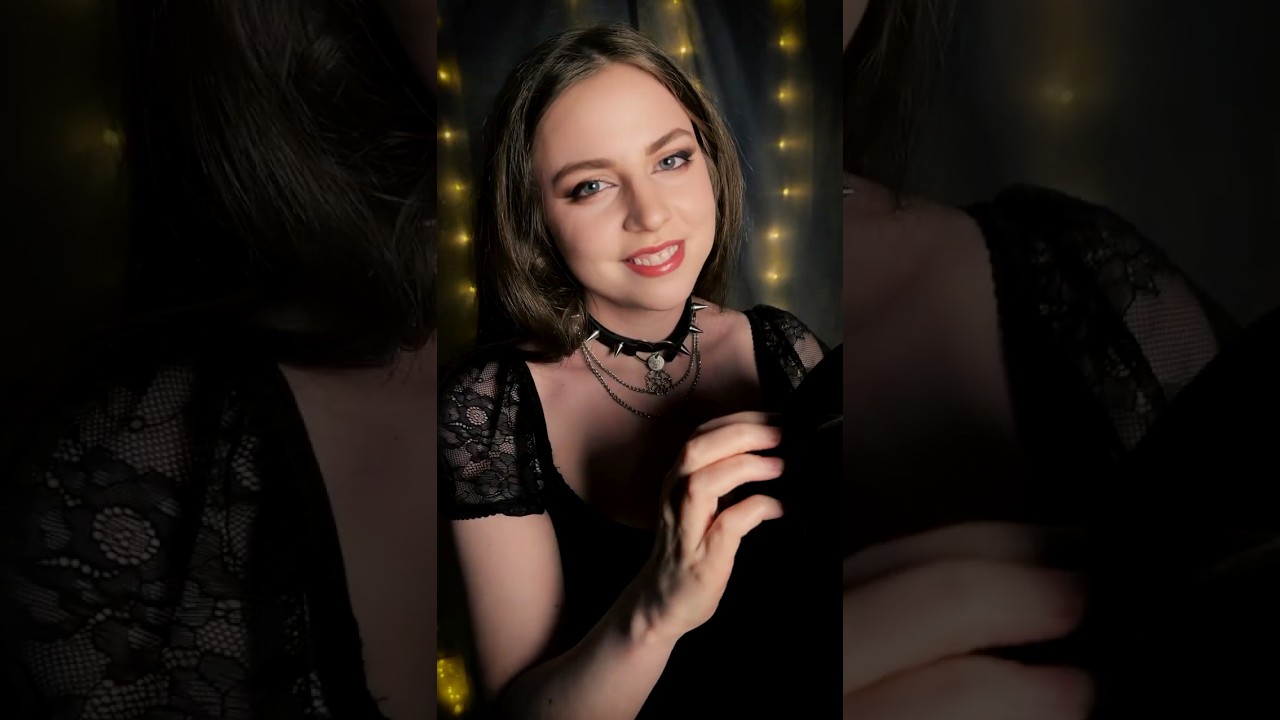 ASMR Goth Girl ULTRA Relaxing Scalp Scratching And Head Massage #shorts #asmr #asmrsounds