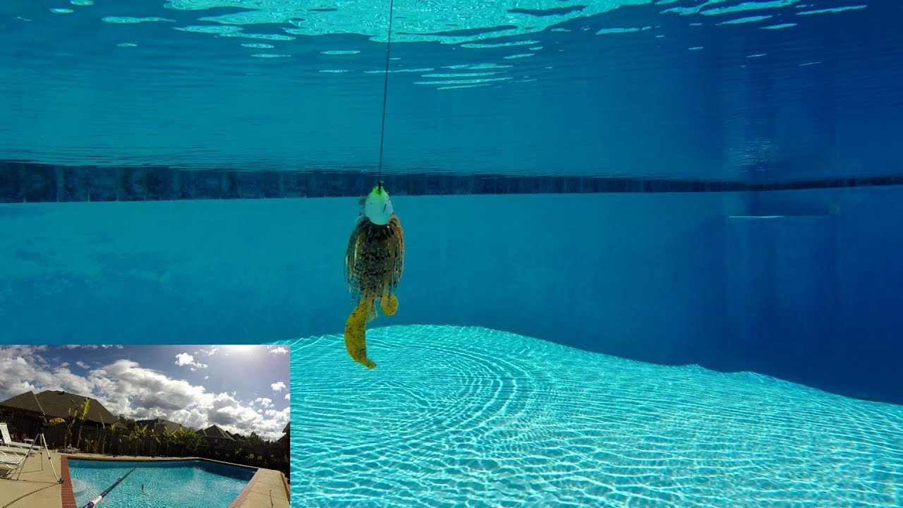 SWIM JIG TIPS UNDERWATER VIEW YouTube