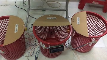 Overall project system - "Automated Recycle Dustbin System with GSM Module For Waste Management"