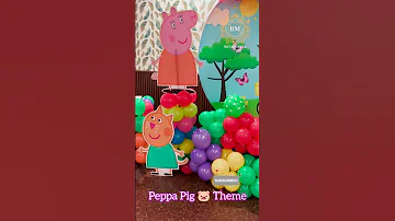 Peppa Pig Theme Decoration Peppa Pig Theme Decoration Ideas Peppa Pig Theme Birthday Birthdaymanao 
