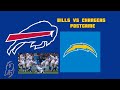 Bills vs chargers postgame