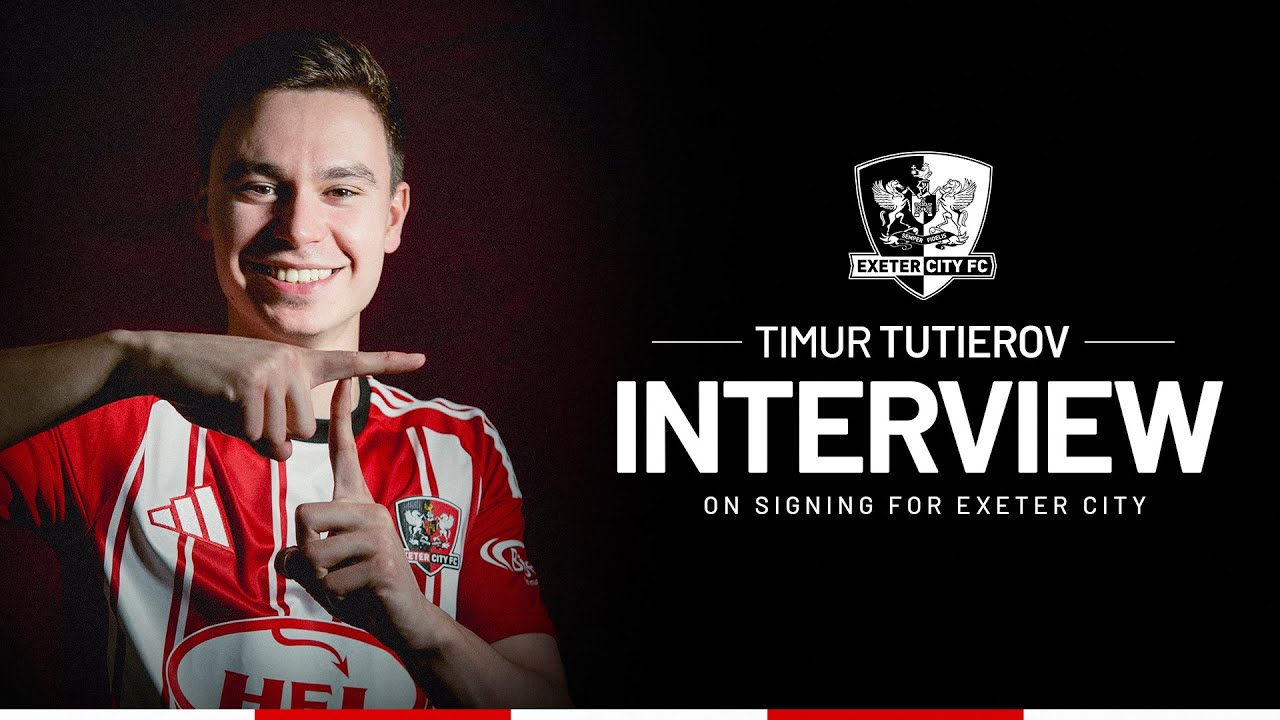 💬 Timur Tutierov on joining City on loan | Exeter City Football Club