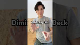 Diminishing Playing Card Deck Magic #magic #edwinmagic #fypchallenge #魔术 #silapmata