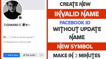How To Create Invalid Name Fb id Without Update Name 2023 | How To Make invalid Name fb Account