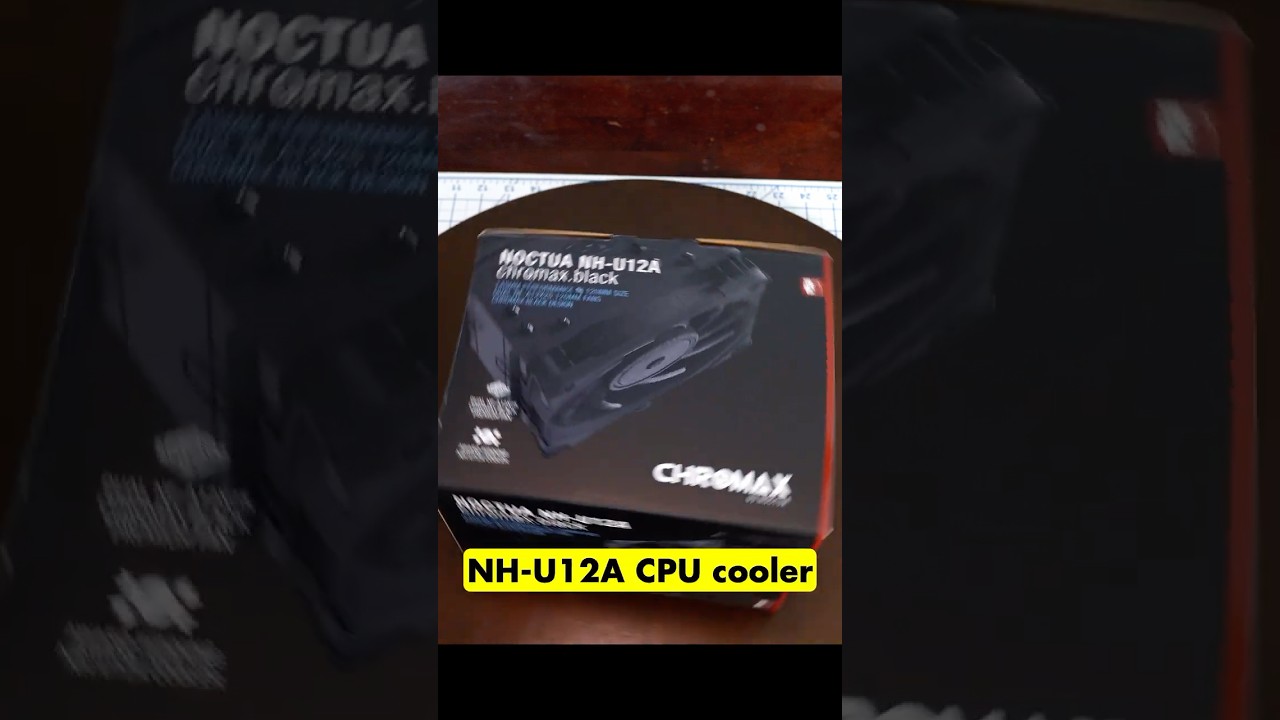The Noctua NH-U12A Chromax Black: A Compact and Powerful CPU Cooler