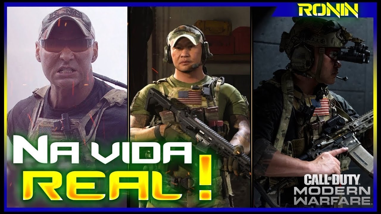 COD MODERN WARFARE - OPERADOR RONIN NA VIDA REAL !! 😱 