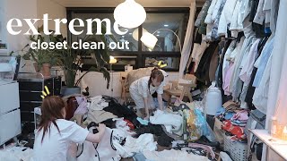 EXTREME closet clean out 2023 (giving away our clothing at Singapore meet &amp; greet) | Q2HAN