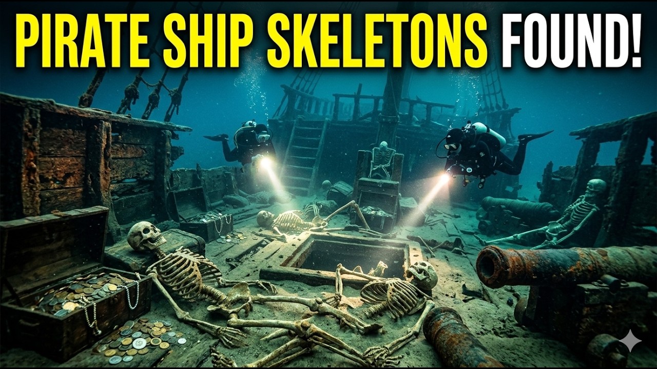 Skeletal Remains Found In The 18th Century Wreck Of The Pirate Ship ‘Whydah’ Off The Coast Of Cape C