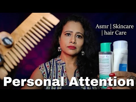 ASMR Personal Attention Before Sleep 😴 Skincare, Hair Care & Relaxation | Dearly ASMR