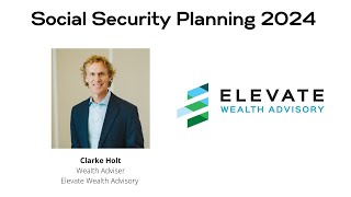 Webinar: Social Security Planning 2024