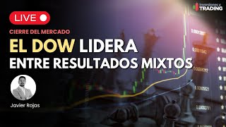 El Dow lidera entre resultados mixtos | Cierre 14.10.25.